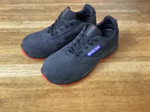 Sparco Challenge Safety Footwear, Black Trainer Shoes, UK4.5/EU 37